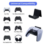 2 Pack Acrylic Universal Game Controller Wall Mount Stand for PS5/PS4/PS3/Xbox One/Series X-Black