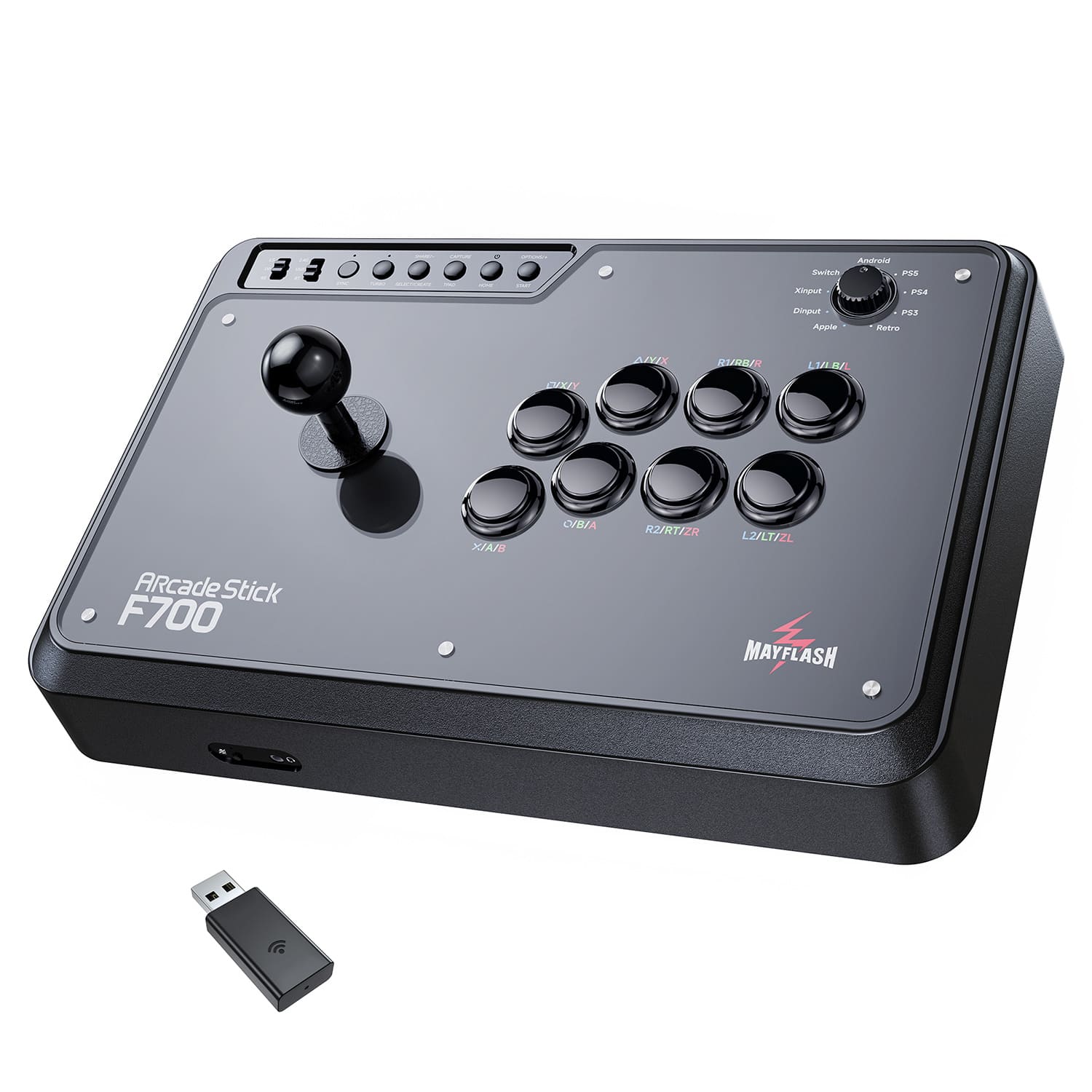 MayFlash Arcade Stick F700 compatible with PS5/ PS4/PS3/Switch