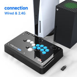 MayFlash F700 FLAT Elite All-Button Arcade Controller for PS5/PS4/PS3/Xbox Series X|S/Xbox One/ Switch/Windows PC/macOS/iOS/iPad OS/Android/Raspberry Pi/Steam Deck