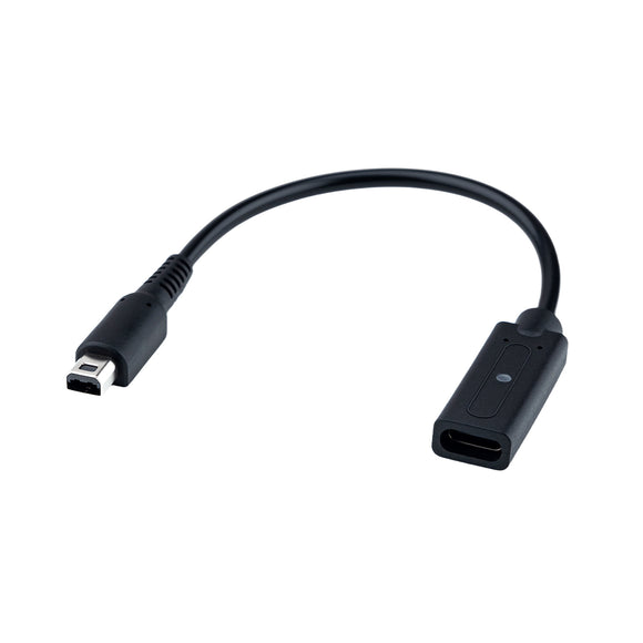Type-C Female to 3DS Charging Cable - Black