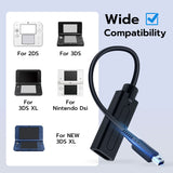 Type-C Female to 3DS Charging Cable - Black