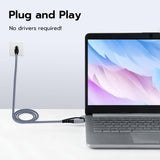 2-in-1 USB/TYPE-C to RJ45 Network Cable - 2 Meters