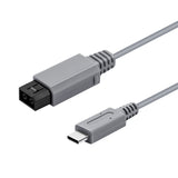 2 Meters Type C Power Charge Cable for Wii-Gray