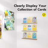 Mcbazel 35PT Magnetic Card Holder,Magnetic Trading Card Holders(Box of 10),Game Card Case Hard Protective Game Card Storage Case with UV Protection Transparent