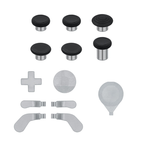 13 In 1 Metal Custom Button Set for Xbox One Elite Series 2 Controller - Silver