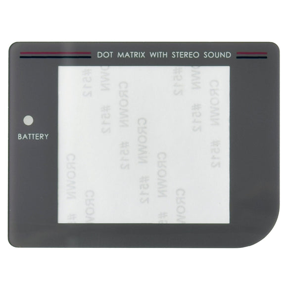 Plastic Screen for GameBoy Grey