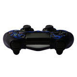 Dragon Pattern Silicon Protect Case for PS4 Controller Black/Blue