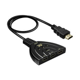 3-to-1 4K HDMI Switch - Black (HW-4K301X)