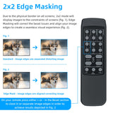 1-to-4 TV Video Wall Controller 4K@60HZ HDMI 2x2 Processor With RS232