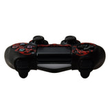 Dragon Pattern Silicon Protect Case for PS4 Controller Black/Red