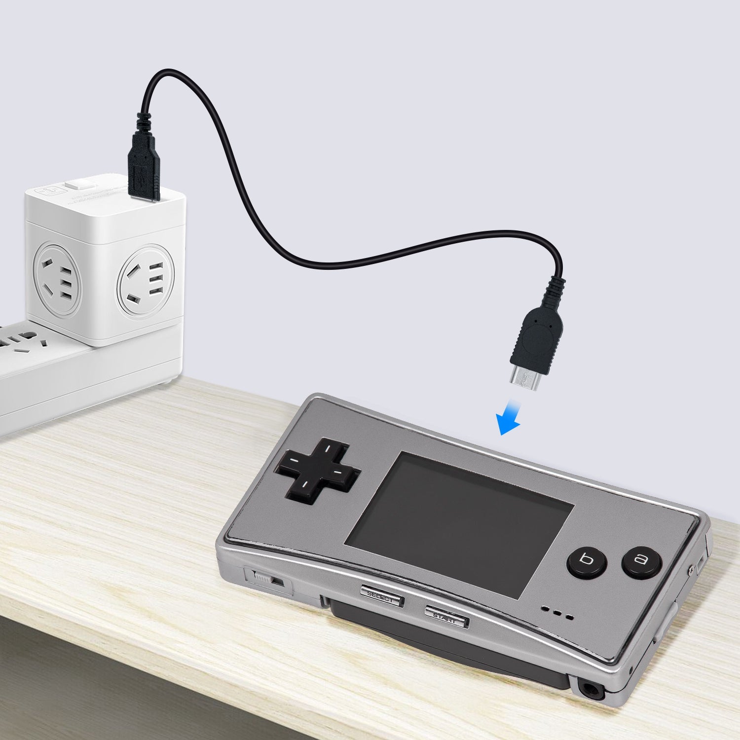 GBM Game Boy Gameboy Charge Micro USB câble de charge GBM Game Boy Gameboy Charge Micro USB câble de charge