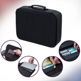 Fireproof Document Organizer with Safe Code Lock - Black