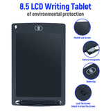 8.5" LCD Portable Electronic Writing Board - Black