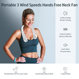 Portable USB Rechargeable Neck Fan with 3 Speed Level (M6)