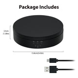 360° Rotating Display Stand - Black