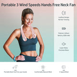 Portable USB Rechargeable Neck Fan with 3 Speed Level (M6)