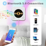 Portable Bluetooth CD Player with Built-in Speaker & FM Radio