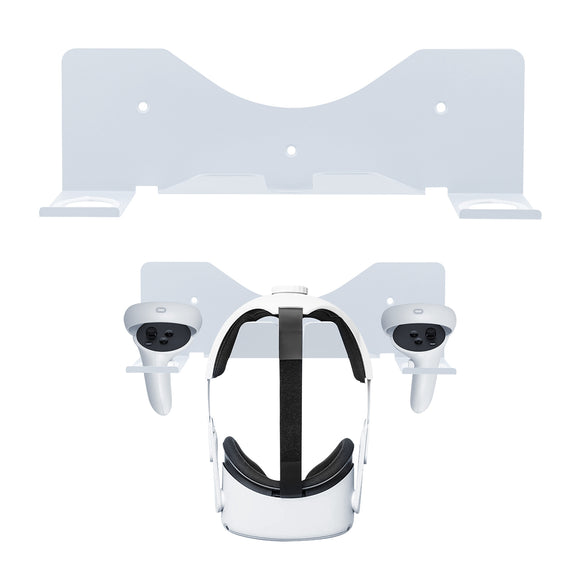 Wall Mount Storage Stand with Screws for Oculus Quest 2-White (JYS-OC001)