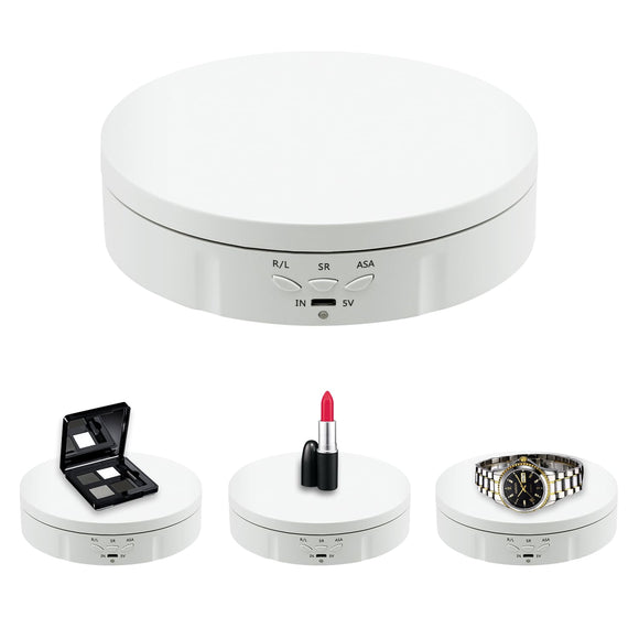 360° Rotating Display Stand - White (14.6cm)