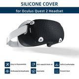 Silicon Protective Cover for Oculus Quest 2 Headset-Black