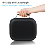 Hard Storage Bag for Oculus Quest 2/Oculus  Quest 3 Gaming Headset - Black