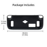 Anti-Slip Shockproof TPU Case for Steam Deck - Black