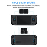 Touchpad and Back Buttons Protect Sticker for Steam Deck - Black