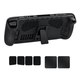 Protective TPU Case with Kickstand and Touchpad/Button Stickers - Black (JYS-SD009)