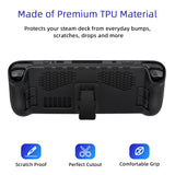 Protective TPU Case with Kickstand and Touchpad/Button Stickers - Black (JYS-SD009)