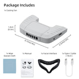 KJH Cooling Fan for Oculus Quest 2 - White (KJH-OQ2-004)
