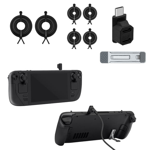 Thumbstick Protective Holder Sets with Kickstand for Steam Deck/N-Switch/OLED(JYS-SD015)