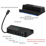 5 In 1 Docking Station with Ethernet Port for Steam Deck(AL-ST660)