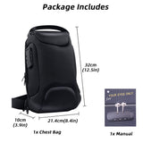 Portable Waterproof Chest Bag for Steam Deck - Black(KLSD001)
