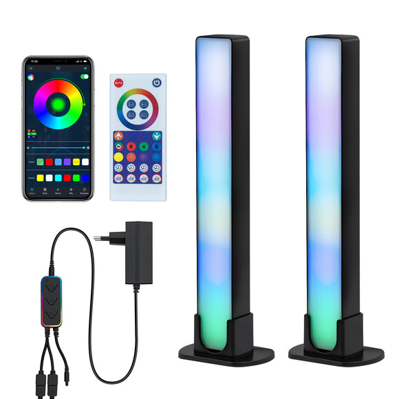 Smart LED RGB Colorful Light Bars Set with Remote Control