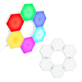 6 Pieces RGB LED Hexagon Smart Light with Remote Control(BL-Q01)