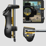 Six Finger L1/R1 Trigger Game Joystick Handle for iPad/Tablet - Black Yellow