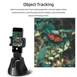 360 Degree Rotation Face Tracking Gimbal Stabilizer for Mobile Phone - Black