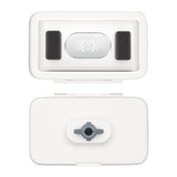 360° Waterproof & Anti-fog Wall Mount Mobile Phone Holder - White