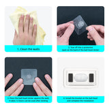 360° Waterproof & Anti-fog Wall Mount Mobile Phone Holder - White