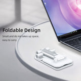 Foldable Stand Holder with Adjustable Height & Angle for Mobile Phone/Tablet/e-Reader -White (T4)