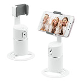 360 Degree Auto Face Tracking Phone Holder - White