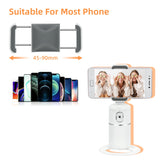 360 Degree Auto Face Tracking Phone Holder - White