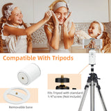 360 Degree Auto Face Tracking Phone Holder - White