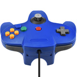 Wired Controller for Nintendo N64 Blue