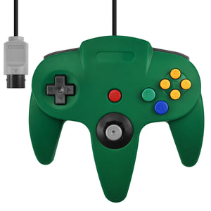 Wired Controller for Nintendo N64 Green