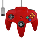 Wired Controller for Nintendo N64 Red