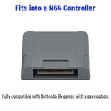 258KB Expansion Pack Memory Card for N64 Controller