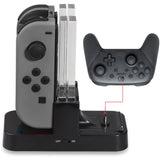 DOBE Charging Dock for Nintendo Switch/Switch OLED Joy-Con & Pro Controller (TNS-879)