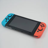 Blue& Red Silicone Case with 3-Set Thumb Stick Caps for Nintendo Switch/Nintendo Switch OLED Joy-Con Controller