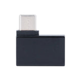 90 Degree Right Angled USB Type C Male to USB Type A 3.0 Female OTG Adapter for Nintendo Switch/Laptop/Mobile Phone